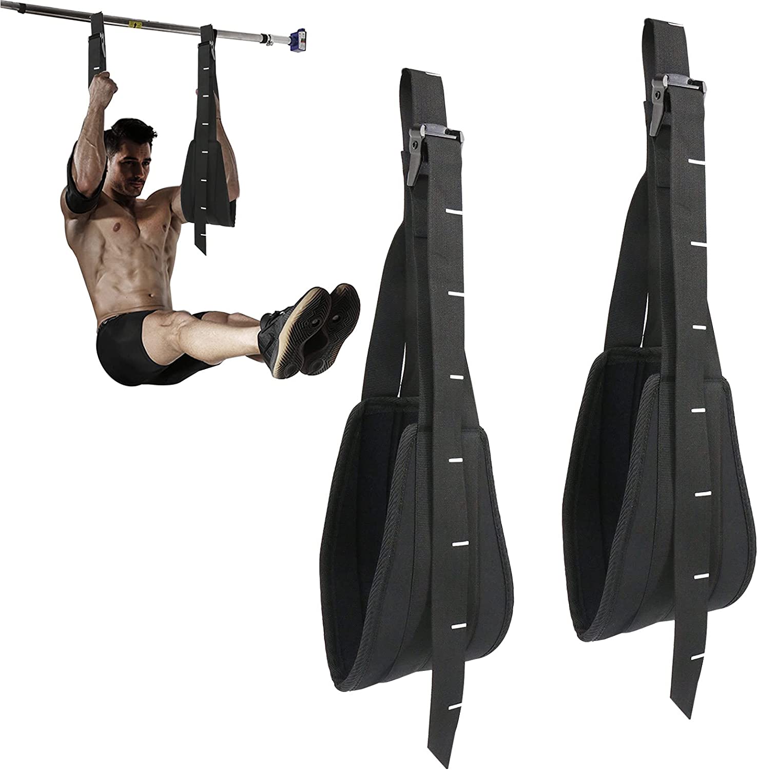 Home Gym Second - Ayarlanabilir Askılı Karın Kası Kayışları, Ölçekli