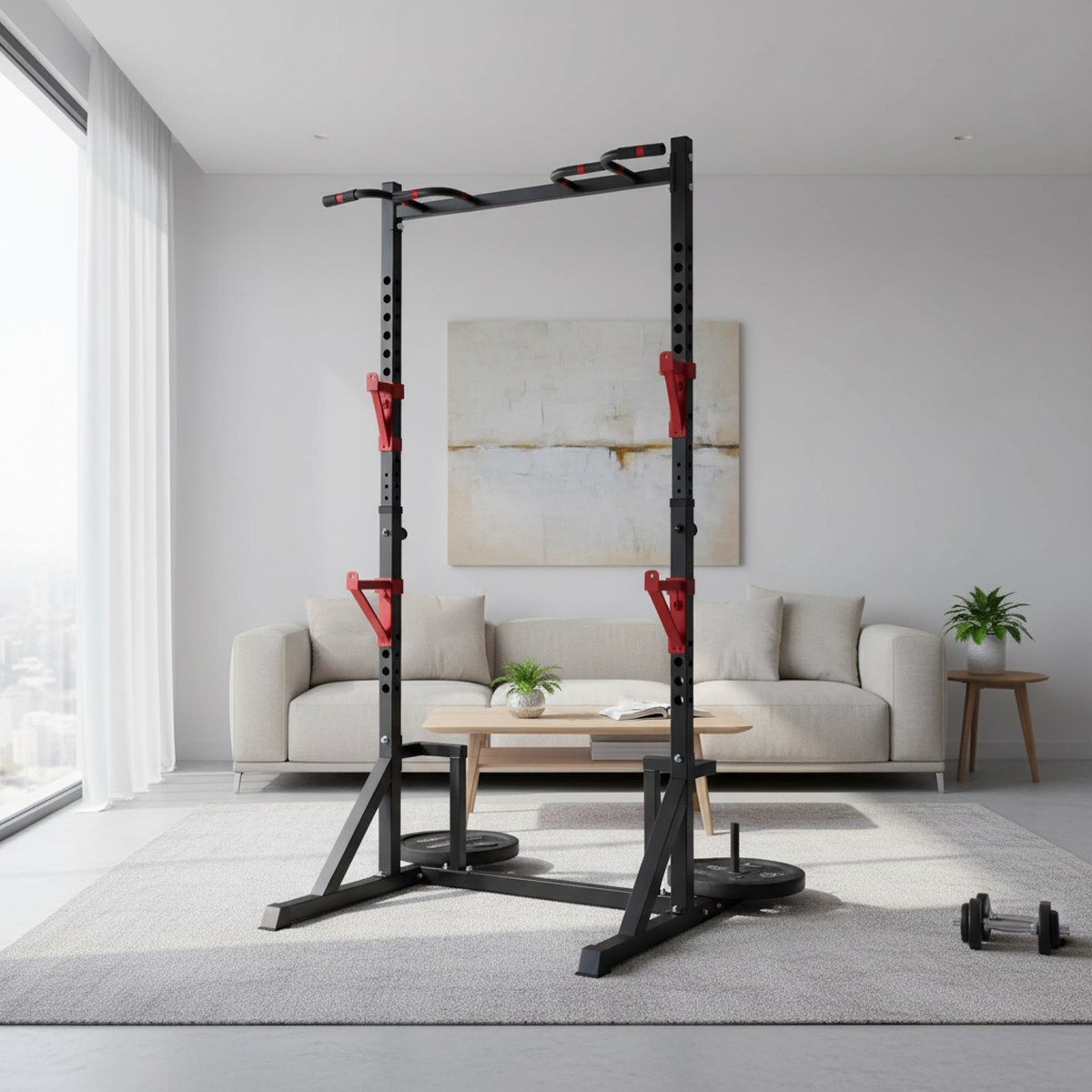 Ayarlanabilir Güç Rafı ve Çekm - Home Gym Power Rack incelemesi ve fiyatı