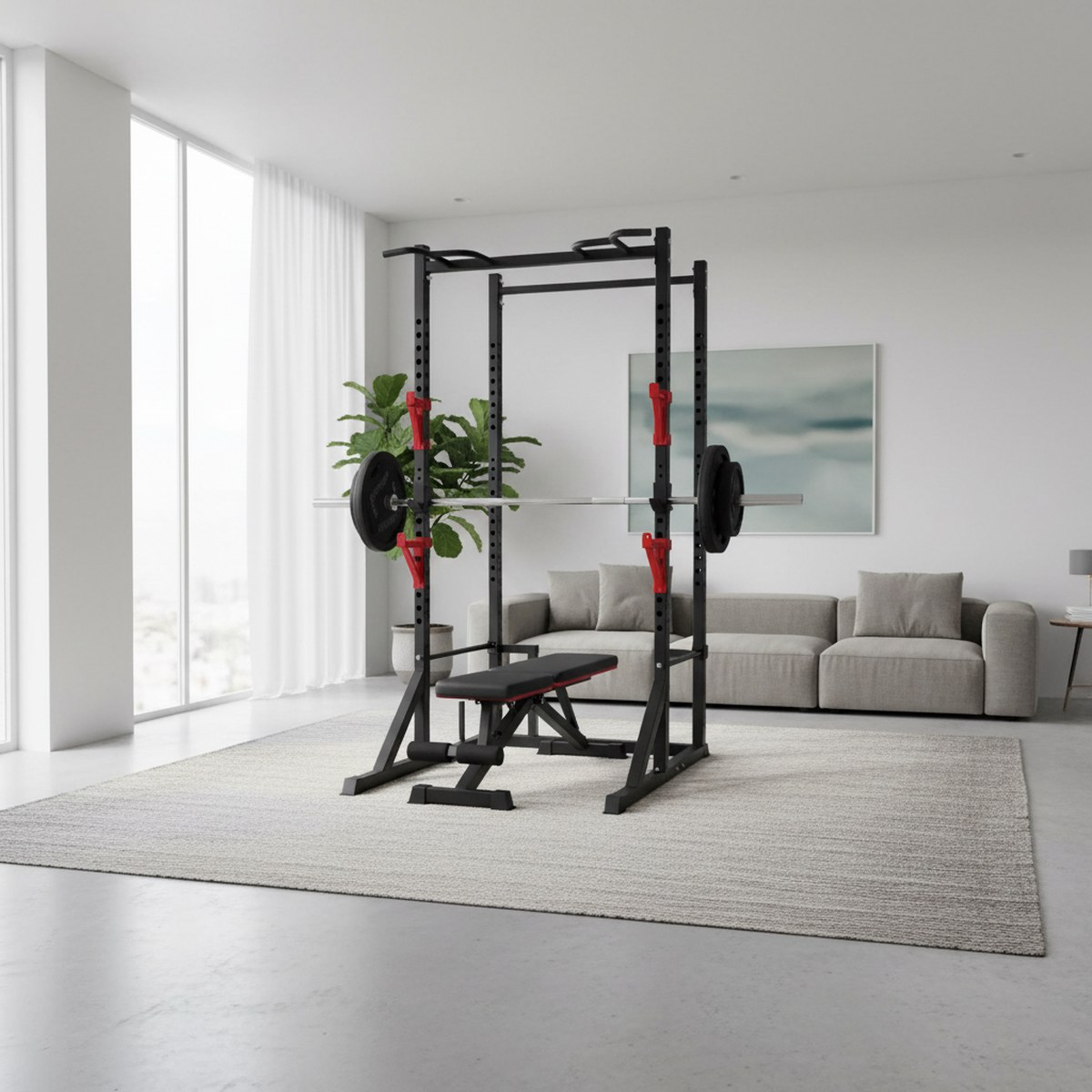 Ayarlanabilir Güç Rafı ve Çekm - Home Gym Power Rack incelemesi ve fiyatı