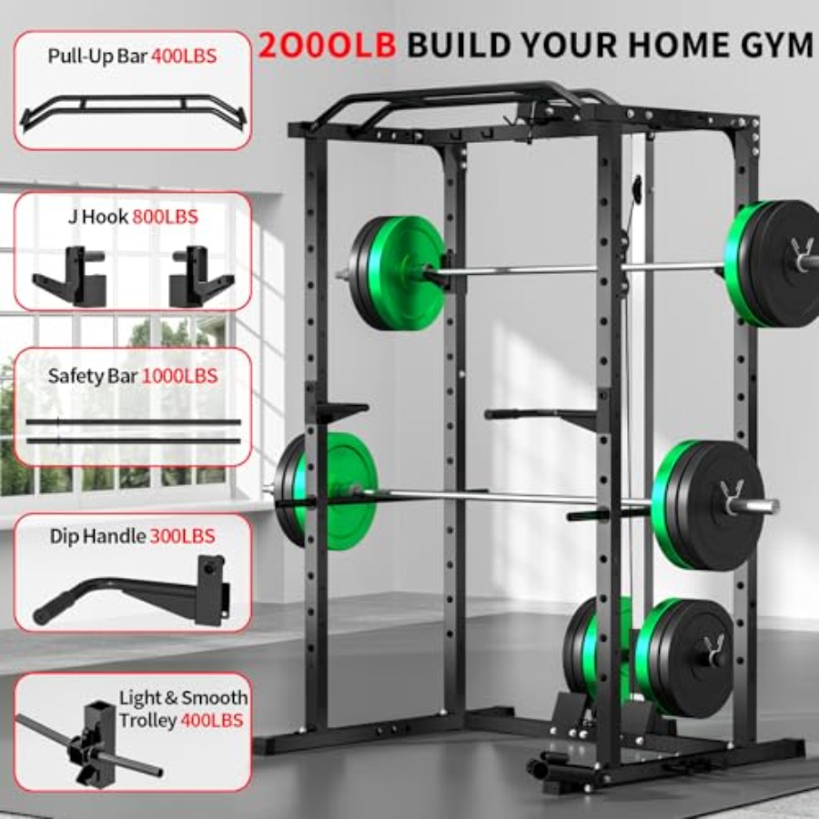 Ev tipi spor salonu güç rafı,  - Home Gym Power Rack incelemesi ve fiyatı